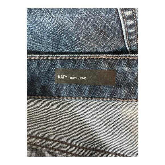 Kut from the Kloth jeans Katy boyfriend denim dark blue size 24W - Picture 5 of 6